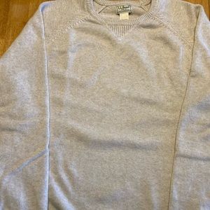 LLBean Mens Large Tall Cotton Sweater-New!